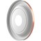 Ekena Millwork PVC Medallion (Canopies up to 7 1/2"), 13"OD x 3 1/2"ID x 1 1/4"P, Metallic Champagne Pink CMP13TRFCP - alternate 4